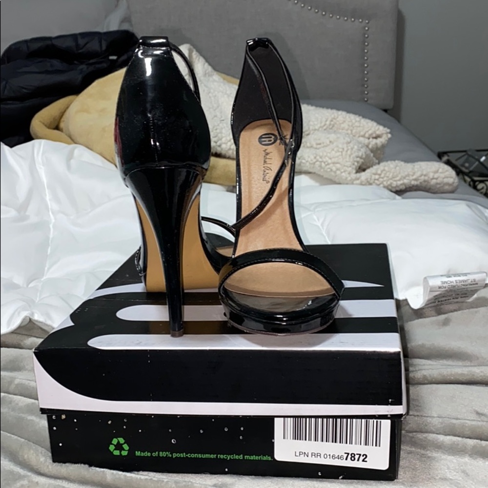 Black Strappy Heels